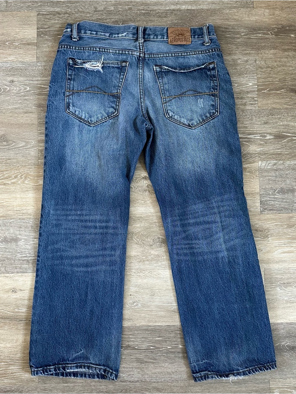 Men’s Y2K original boot cut dark wash Aeropostale jeans Sz 32x30 - Picture 5 of 7